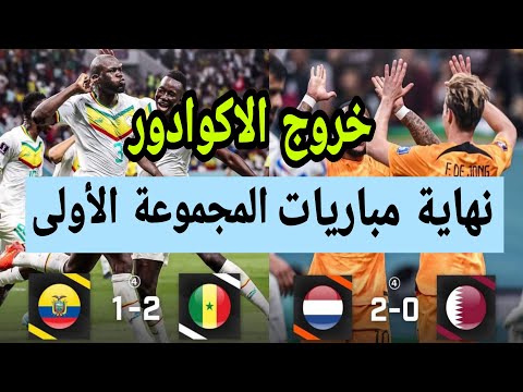 السنغال أطاحت بالاكوادور و قطر خرجت بلا نقاط