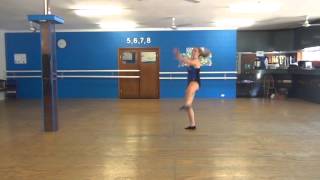 Turning split leap left