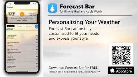 Forecast Bar for iOS  - Customizations (02)