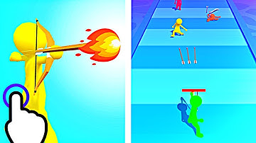 Archer Run - Arrow Archery Stickman Run - All Levels iOS Android GamePlay #4