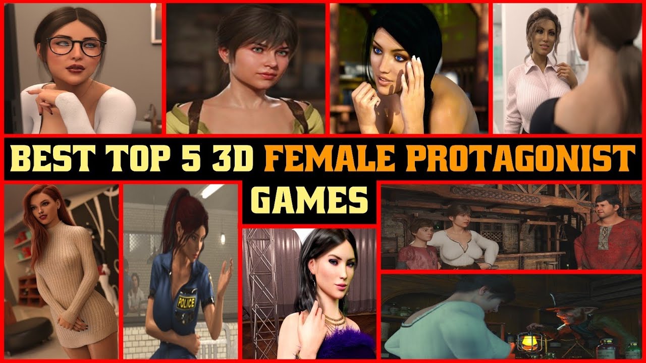 Top 5 3d Female Protagonist Games Ezrcagaming | 3D Visual Novel | Part-3