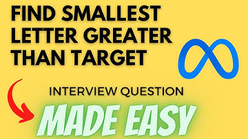 Find Smallest Letter Greater Than Target - Leetcode 744 - Python
