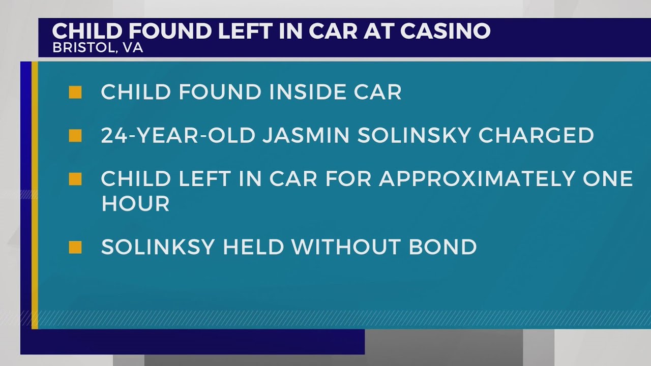Woman accused of leaving child in locked car at Bristol Casino - YouTube