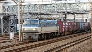 2017/09/30 JR Freight with EF66-113 at Tsurumi