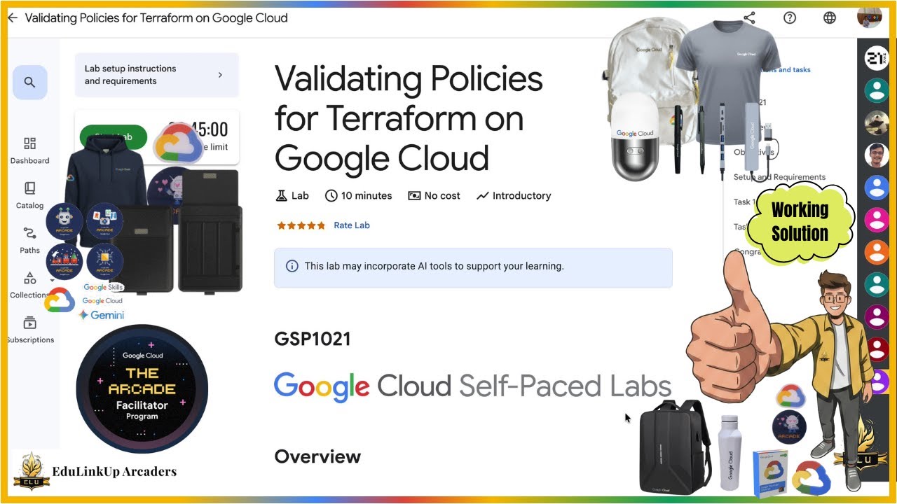 Validating Policies for Terraform on Google Cloud | GSP1021 - YouTube