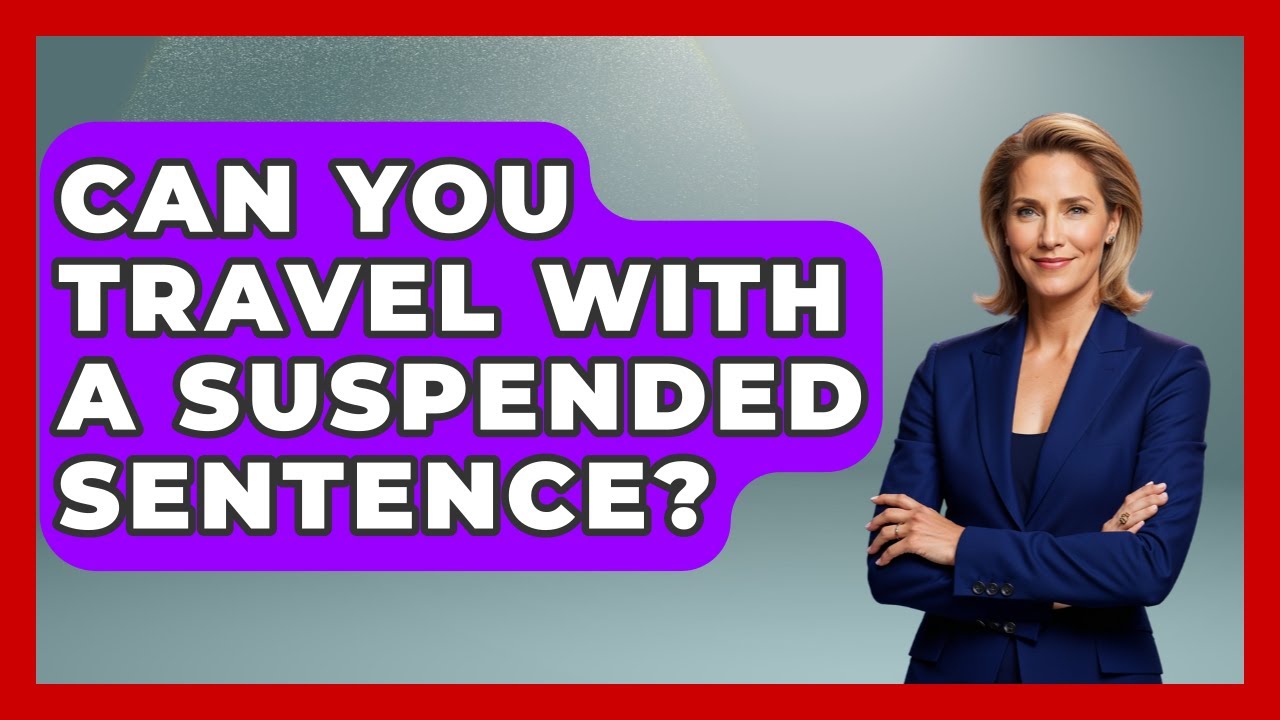 Can You Travel With A Suspended Sentence? - Jail & Prison Insider