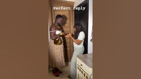 The perfect reply........ Man mocks his wife