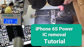 iPhone 6S Power IC replacement【Tutorial】 Online Course Logic board repair