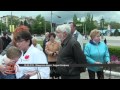 Конфликт пророссийских и проукраинских граждан на праздновании 9 мая в Мариуполе