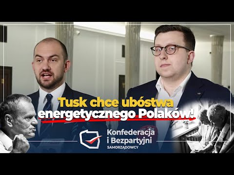 Tusk chce ubóstwa energetycznego Polaków! #NaŻywo #EPBD #ZielonyŁad