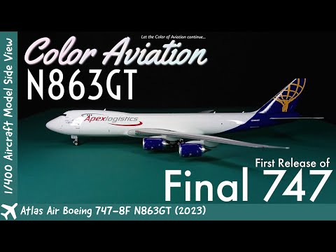 First Release of the Final 747 in 1/400 Scale Aircraft Model