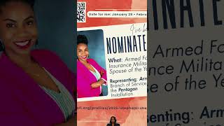 Vote for me today thru February 1st for Military Spouse of the Year! #militaryspouse #milspouses