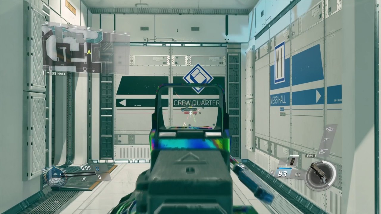 Infinite Warfare: Titan - Scout Psychedelic Camouflage First Person All Attachments