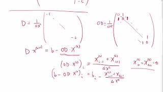 Implementation of Jacobi and Gauss Seidel iterations