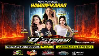 🔴LIVE D'STORY MUSIC - HAPPY PARTY HAMONGKARSO - MATALAN KALIORI REMBANG - SM RIGGING - AK AUDIO