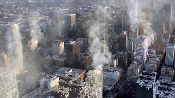 ご存知、ロサンゼルス壊滅！ 驚愕の超巨大地震メガ・クエイク発生／映画『エンド・オブ・カリフォルニア』DVD予告編