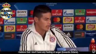 JAMES RODRÍGUEZ ON ZIDANE AND REAL MADRID