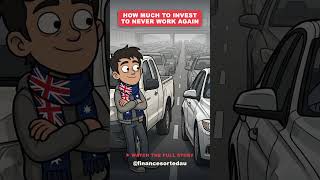 How Much You Need Invested to Never Work Again in Australia (7 Levels) #aussiefinance #moneystories