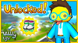 How to Unlock the MOON BOOTS! 🥾✨ (Wobbly Life Secret Guide)