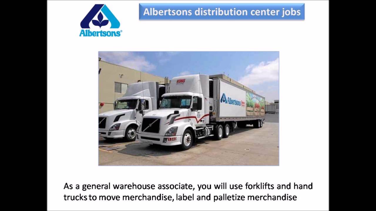 Albertsons distribution center jobs YouTube