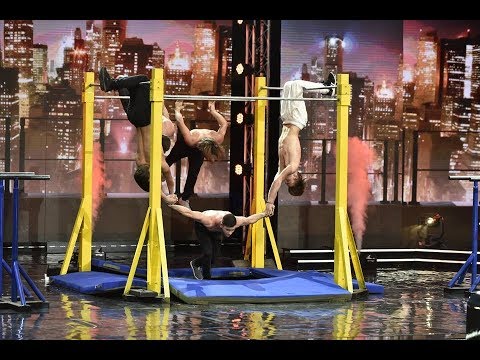 ჯგუფი The Warriors ნიჭიერში.    აკრობატი ბიჭები 18.12,2017