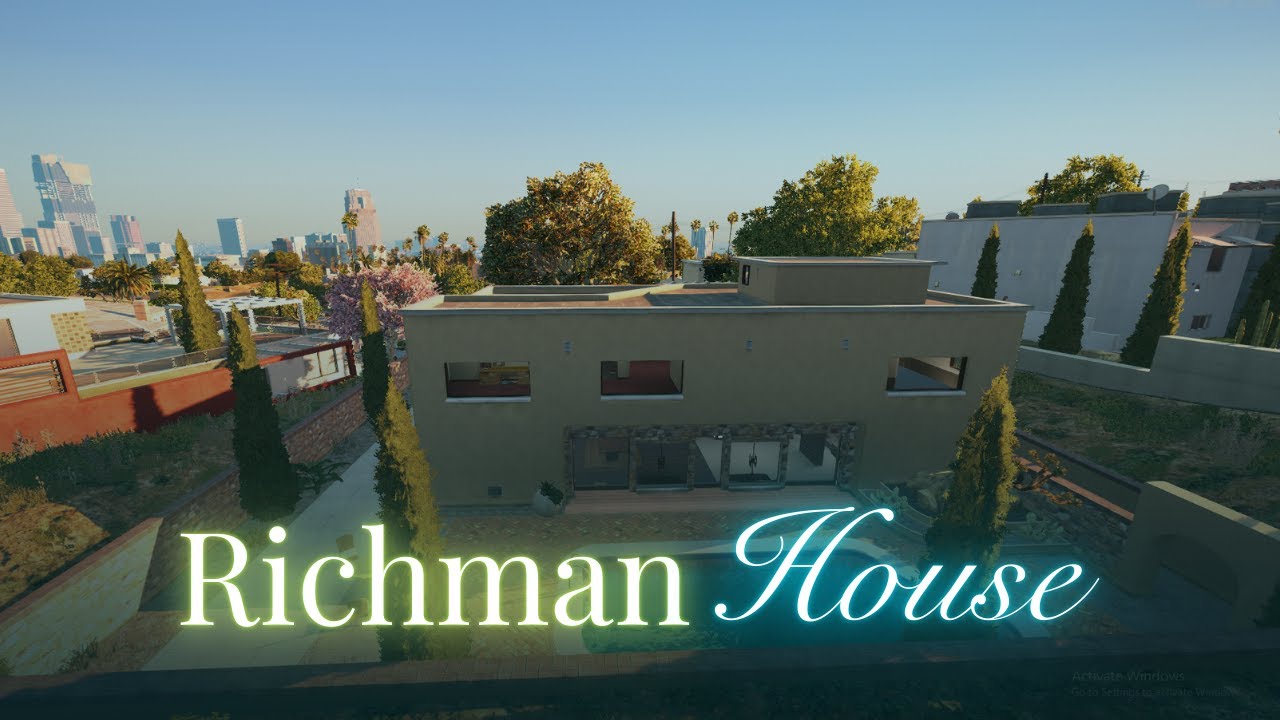 Richman House MLO FiveM : Vinewood Hills Luxury Home Map for High-Class RP