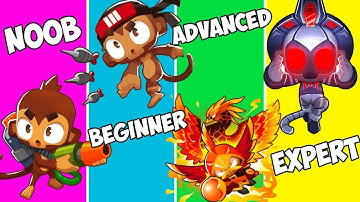 Noob, Beginner, Advanced, Expert - BTD6 Strategies