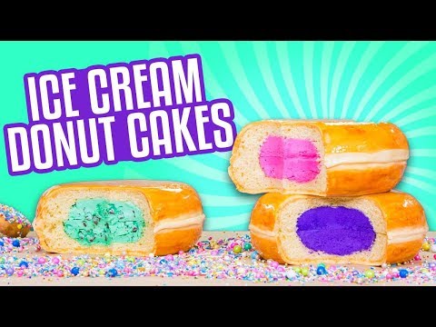 3-flavors-ice-cream-donut-cakes!-|-how-to-cake-it