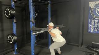 Barbell Back Squat Overcoming Isometric - CoachAC