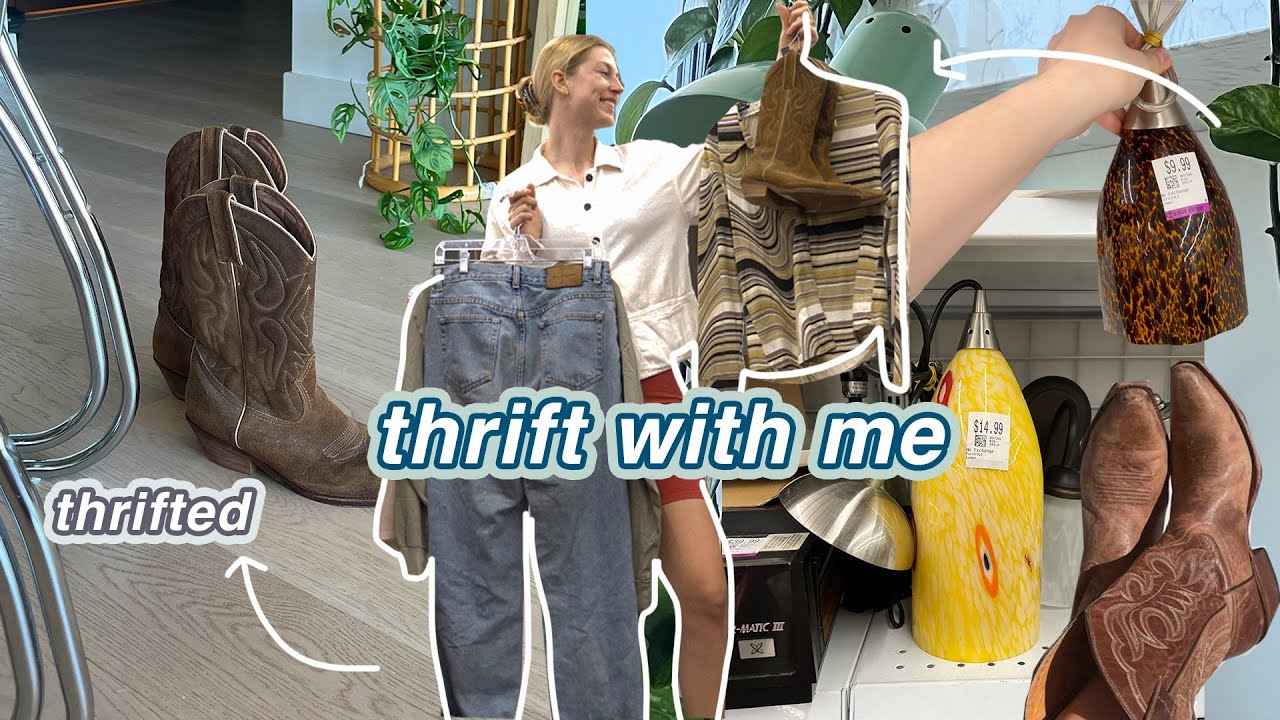 thrift with me for home decor & fall trends (+ a massive thrift haul ...