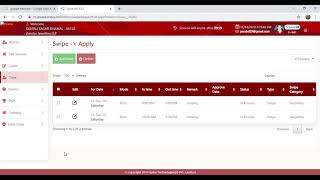 Swipe Request - Spine HRMS screenshot 5