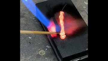 Hoe je een 22 karaat gouden staaf op houtskool maakt (gieten is niet nodig!)