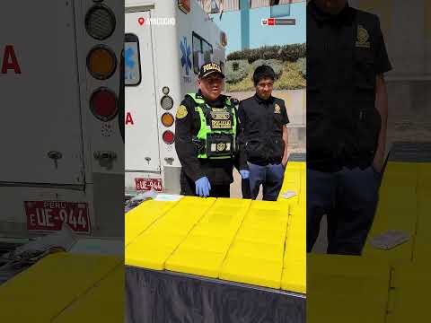 PNP intercepta narcoambulancia y decomisa gran cargamento de droga
