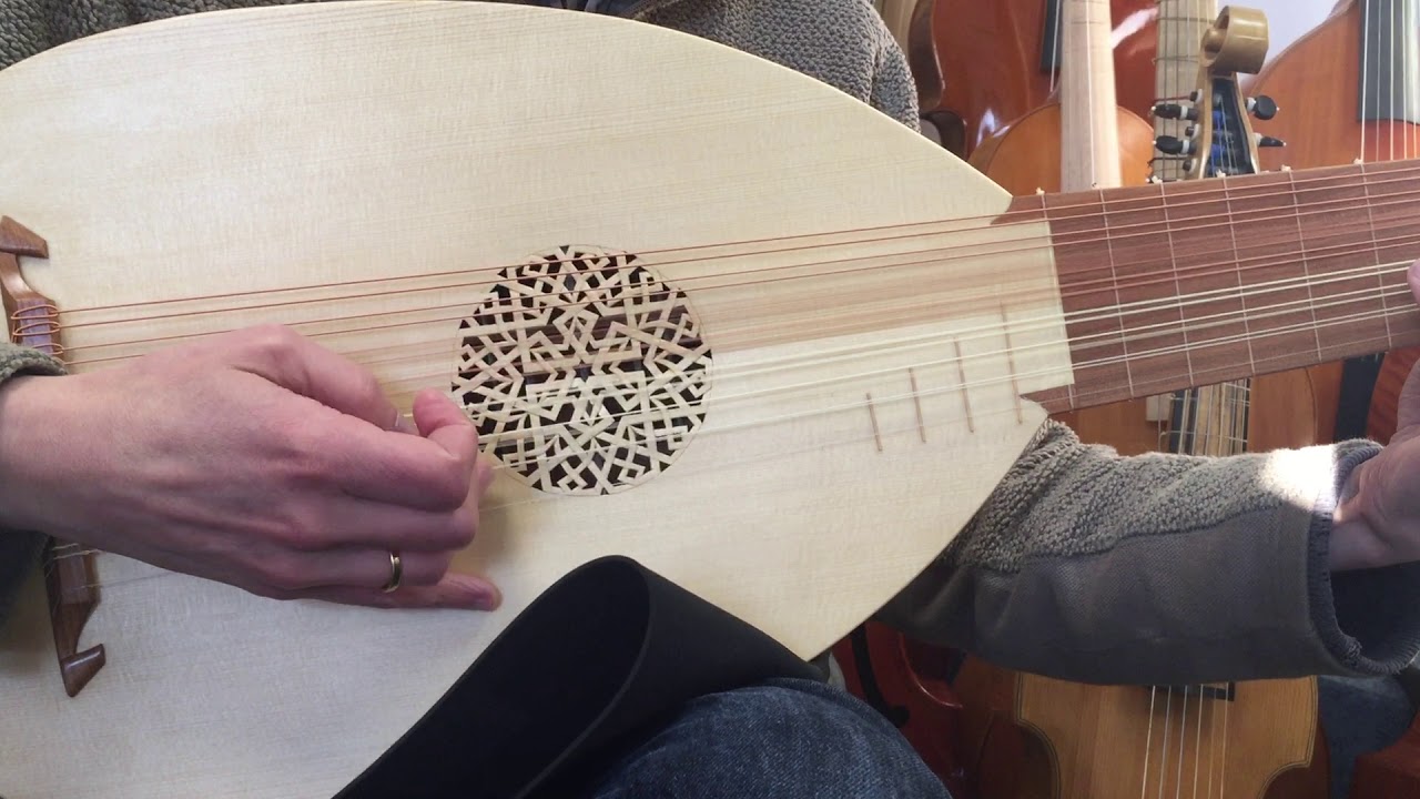 Stephen Haddock 8 Course Lute after Hieber