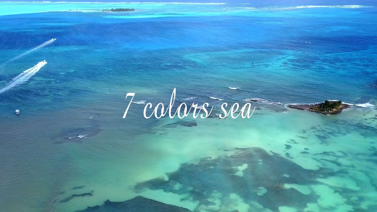 七色の海 サンアンドレス島の絶景ドローン映像 San Andres Island Drone 7colors Sea In Columbia Youtube