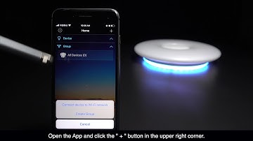 Smart Bluetooth  Speaker Ceiling light LXD-XG36 Video tutorial