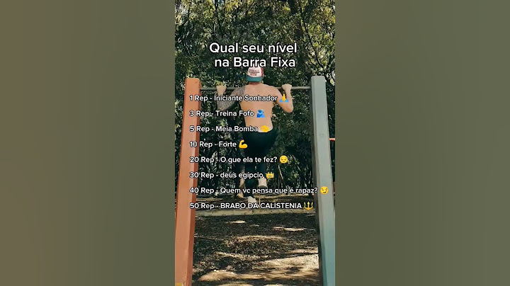 Qual seu nível na Barra Fixa? #calistenia #streetworkout #calisthenics