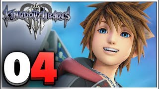 Kingdom Hearts 3 Walkthrough Part 4 Search for Roxas! (PS4 Pro Gameplay)