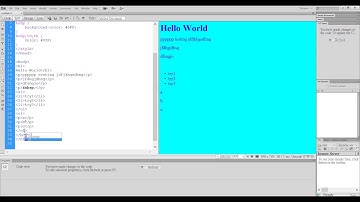 Dreamweaver html webpage layout tutorial (for beginner)