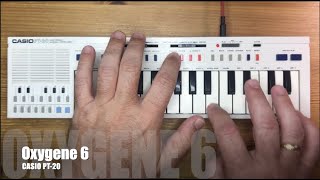 CASIO-PT20 &quot;Oxygene 6&quot; - Jean Michel Jarre