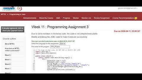 NPTEL Programming In Java Week 11 Programming Assignment 3 Answers l April 2024