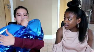 Helium Balloon Challenge With Melanie And Kanyi