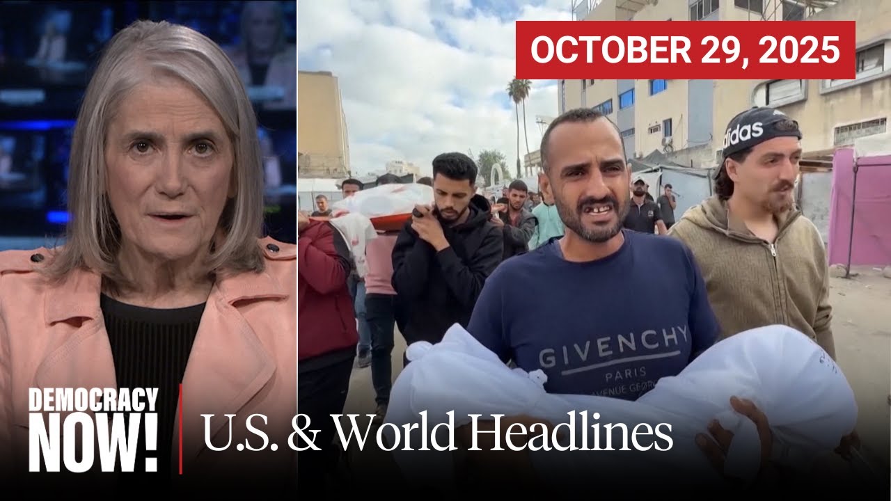 Top U.S. & World Headlines — October 29, 2025