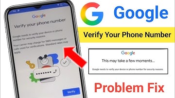 Google verify your phone number problem | Verify your phone number google problem solve