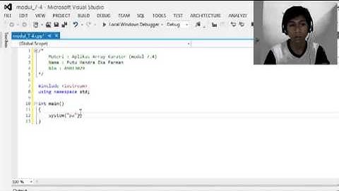 Pemrograman C++ (Array Karakter) - Modul 7-4