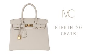 HERMES Togo Birkin 30 Craie 1228320