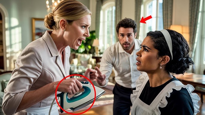 Billionaire Caught His Wife Burning the Black Maid With Hot Pressing Iron—Then He Did What No One - YouTube