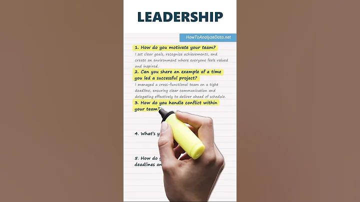 Top 5 LEADERSHIP INTERVIEW QUESTIONS – WINNING Answers to GET YOU HIRED!