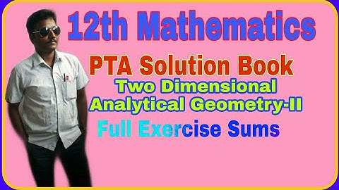 12th maths||chapter -5||Full Exercise problems||PTA solution||TN New syllabus||English Medium||