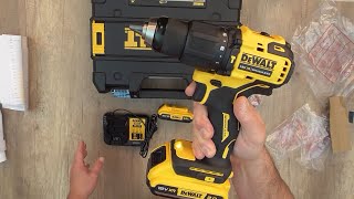 Unboxing DeWALT DCD709D2T 18V XR Compact Brushless Hammer Drill Driver 2 X 2Ah - BobTheToolMan